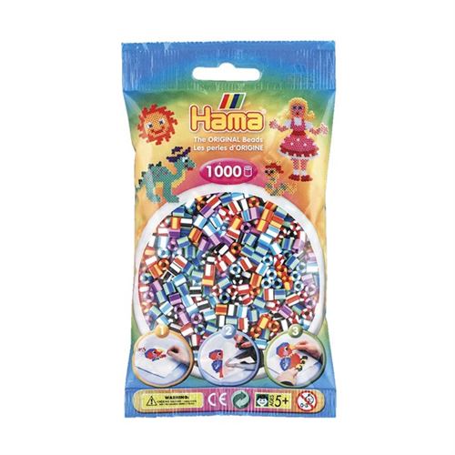 Midi Sachet 1000 Perles Bicolores