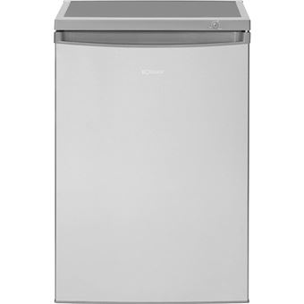 Réfrigérateur Bomann 120L Inox - Combiné Frigo/Congélo - Classe A - Dégivrage Auto - Pieds Réglables