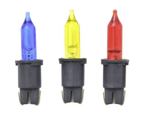 Lot de 5 ampoules de rechange multicolores 1,2W Konstsmide
