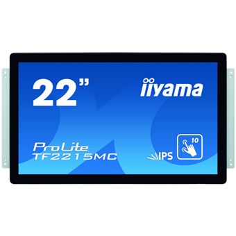 iiyama ProLite TF2215MC-B2 - Écran LED - 22" (21.5" visualisable) - cadre ouvert - écran tactile - 1920 x 1080 Full HD (1080p) @ 60 Hz - IPS - 350 cd/m² - 1000:1 - 14 ms - HDMI, VGA, DisplayPort - noir