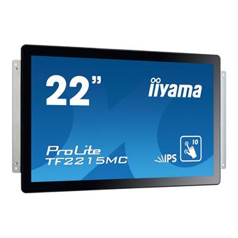 iiyama ProLite TF2215MC-B2 - Écran LED - 22" (21.5" visualisable) - cadre ouvert - écran tactile - 1920 x 1080 Full HD (1080p) @ 60 Hz - IPS - 350 cd/m² - 1000:1 - 14 ms - HDMI, VGA, DisplayPort - noir