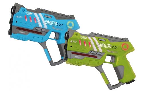 Jamara set Impulsepistolet laser garçons 22 cm bleu/vert