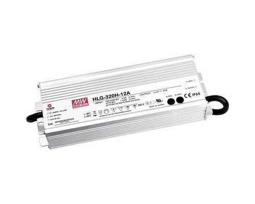 Driver led mean well hlg-320h-12a 12 v dc 22 a