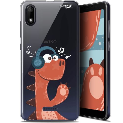 Coque Gel Pour Wiko Y60 (5.45 ) Extra Fine - Sketchy Dinausaure