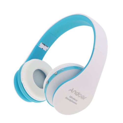 Casque Ecouteur stéréo Bluetooth pour iphone ipad PC bleu