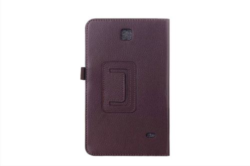WISETONY® Etui PU cuir Coque Housse rotative 360°pour Samsung Galaxy Tab T230/T231/T235 - Brun