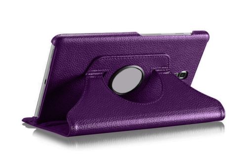 WISETONY® Etui PU cuir Coque Housse rotative 360°pour Samsung Galaxy Tab T590/T595 - Violet