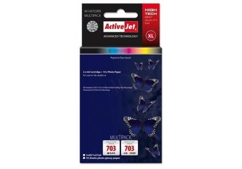 Encre activejet ah-m703rx noir, trjkolorowy 20 ml 21 ml hp hp 703 cd887ae action expacjahp0212