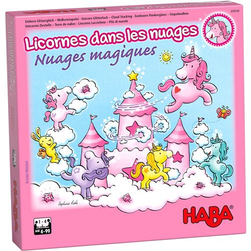 Jeu De Société Haba Licornes Dans Les Nuages Nuages Magiques