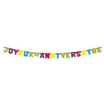 Banniere Joyeuse Anniversaire Article De Fete Achat Prix Fnac
