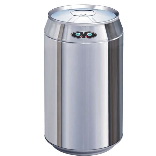 Kitchen Move Poubelle de cuisine à ouverture automatique Canette inox 30 L - vue 1