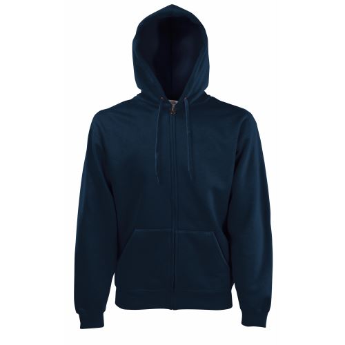 Fruit Of The Loom - Sweatshirt à capuche et fermeture zippée - Homme (L) (Bleu marine profond) - UTRW3161