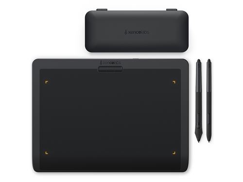 Tablette Graphique XENCELABS avec 2 Stylets sans Pile Surface Active de 12 pouces-Noir