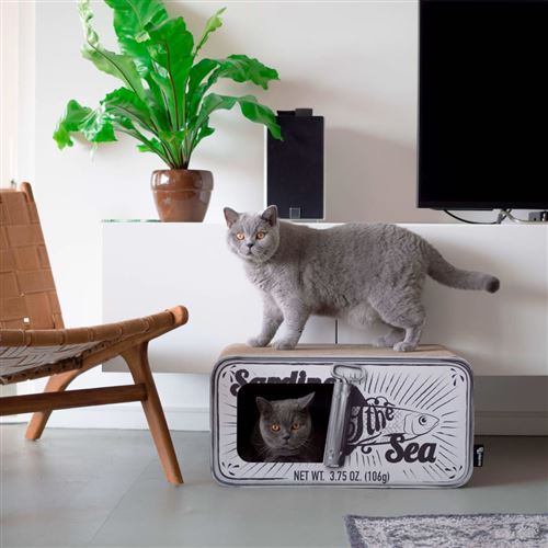 District70 Griffoir Grotte Pour Chats Sardine Blanc Paniers Et Mobilier Pour Chat Achat Prix Fnac