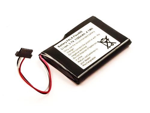 Batterie compatible FALK Flex 400, Li-ion, 3,7V, 1100mAh, 4,1Wh