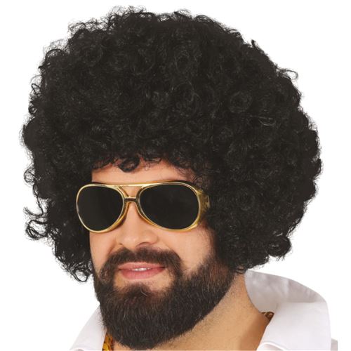 perruque elvis luxe - Coloris : Noir4631 Guirca
