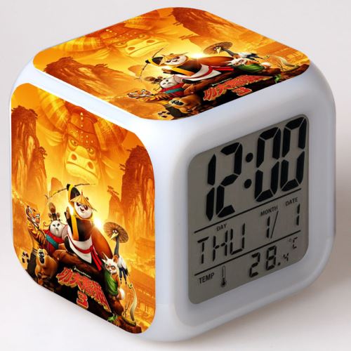 Stack Réveil Enfant Led Multifonctionnel Coloré - Kung Fu Panda4 #2 - Image 2