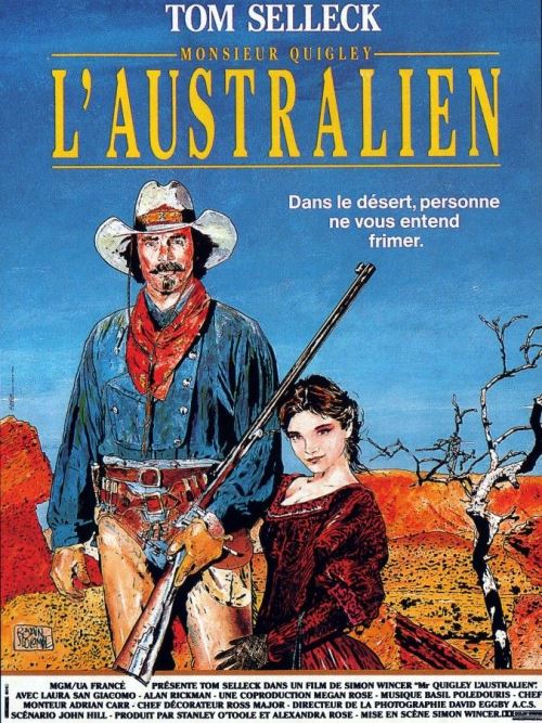 Monsieur Quigley L'Australien AFFICHE CINEMA ORIGINALE
