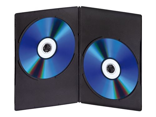 T'nB Double Slim - Boîtier DVD extra plat - capacité : 2 DVD - noir -  Accessoire TV vidéo - Achat & prix
