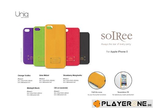 UNIQ - Iphone 5 - Couvirsuit Soiree - Orange Vodka