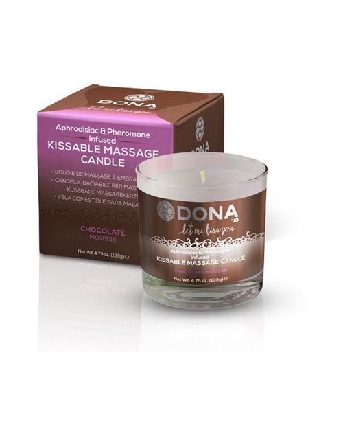 Bougie de massage désirable mousse au chocolat 22 dona 5666