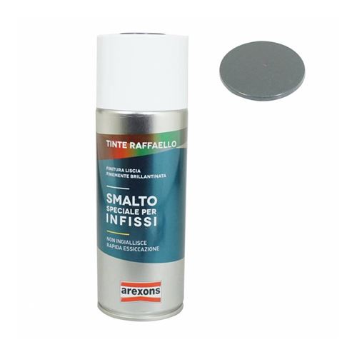 Bombe de peinture arexons smalto special metal effet metalise gris aerosol 400 ml (3201)