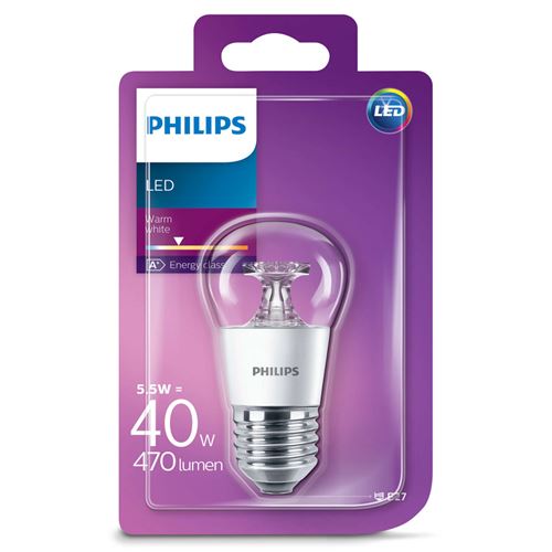 Philips LED6W (40W) E27WW230VP45CLND / 4 LED Lampe