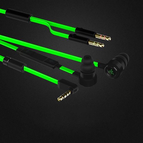 Ecouteur Razer Hammerhead Pro V2 De Jeu E Sports Vert Ecouteurs Achat Prix Fnac