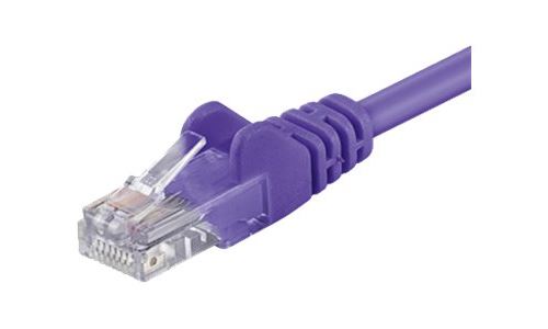 goobay câble de réseau - 10 m - violet
