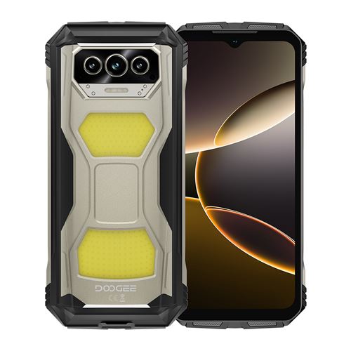 Smartphone DOOGEE V Max S 6.58, 24Go 256Go, 22000mAh, 50MP+32MP,Empreinte digitale/NFC,Dual SIM 5G Téléphone Portable-Or