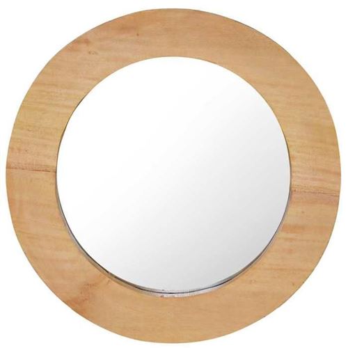 Vidaxl ¦ Miroir Mural Rond Teck - Image 2