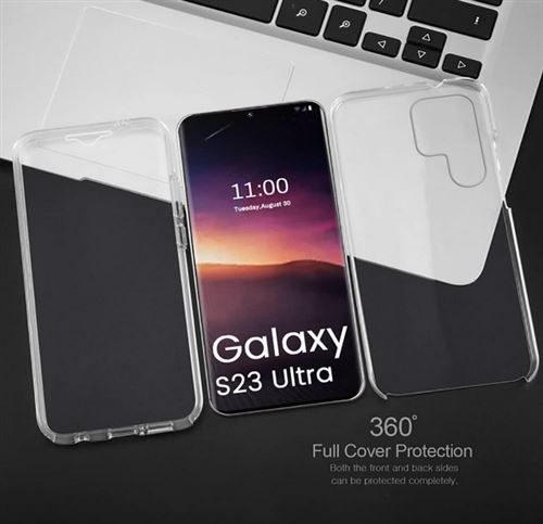 Protection intégrale en verre trempé pour Samsung Galaxy S23 Ultra