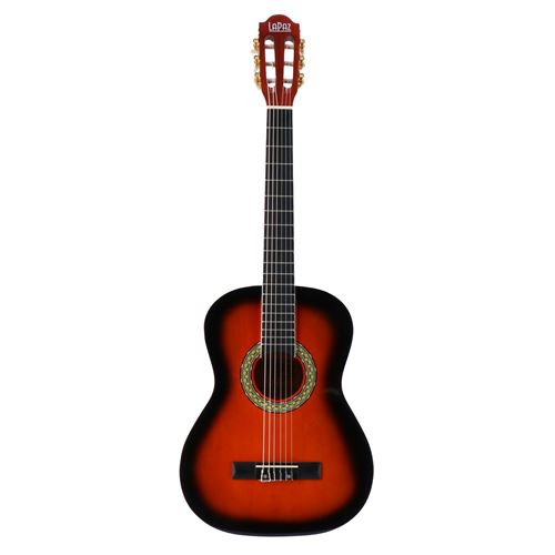 LaPaz 002 PI guitare classique format 3/4 rose + housse + ac