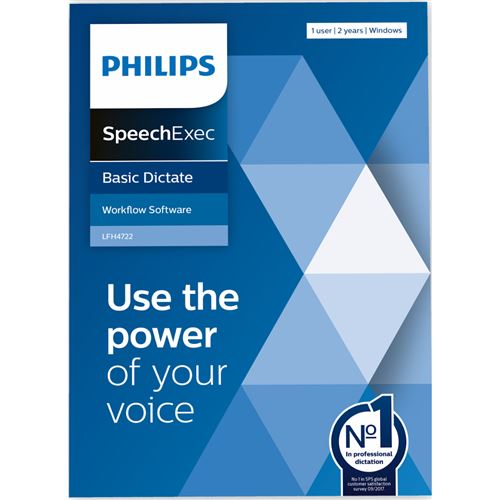 Philips LFH4722/00 SpeechExec Dictate 11 licence pour logiciel, 2 ans