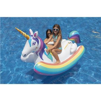 Bouée Licorne WAHAISON, bouée gonflable piscine, 270x120x140cm, géante bouée  licorne gonflable piscine, jouet, chaise de récréation pour adultes et  enfants