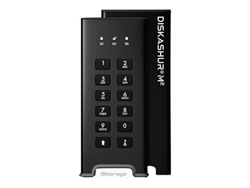 iStorage diskAshur M² - SSD - gecodeerd - 240 GB - extern (draagbaar) - USB 3.2 Gen 1 - 256-bit AES-XTS, FIPS 197 PUB, FIPS 140-3 Level 3 - TAA Compliant