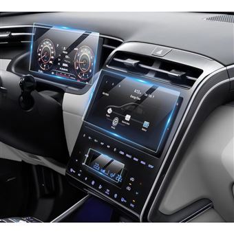 Film Protecteur Verre Flexible 9H Pour Hyundai Tucson NX4 2021-2023 - Navigation + Tableau De Bord + Climatisation