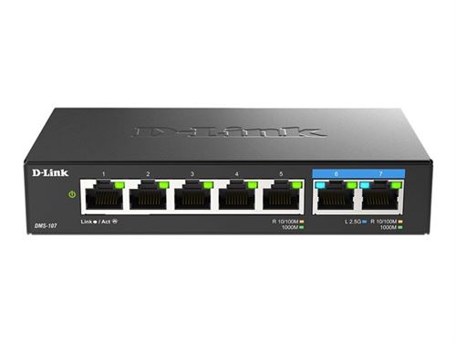 D-Link Switch non administrable 7 ports multi-Gigabit - Image 4