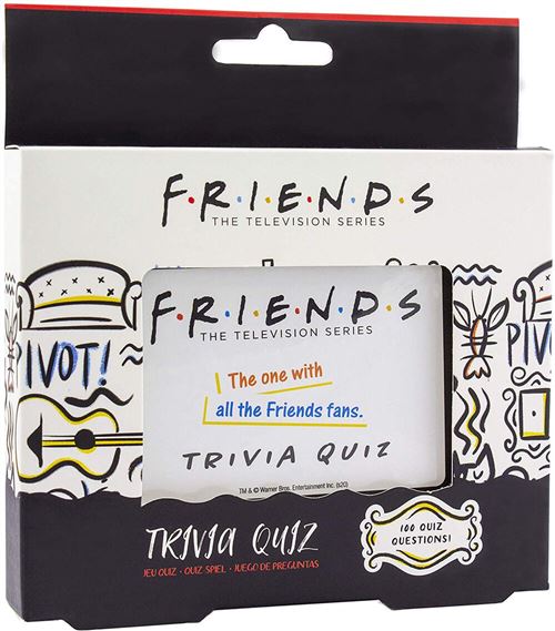 Jeu Trivia Quiz - Friends - Pack De 50 Cartes De Questions Trivia