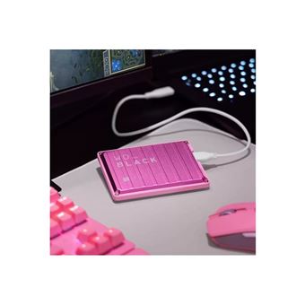 WD_BLACK P10 Game Drive WDBZ7D0040BPK - Disque dur - 4 To - externe (portable) - 2.5" - USB 3.2 Gen 1 - rose