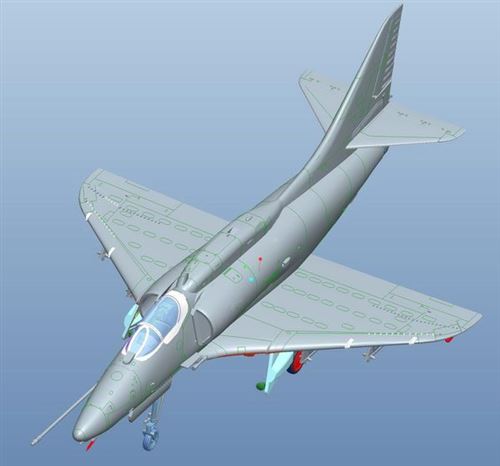A-4f Sky Hawk - 1:72e - Hobby Boss