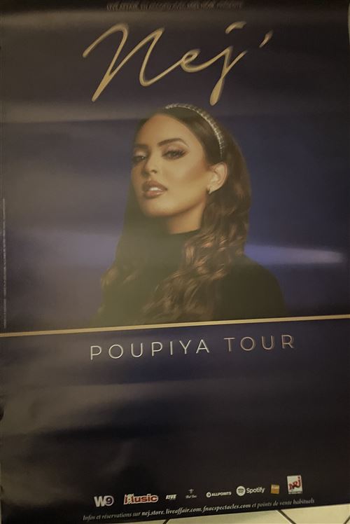 Affiche - NEJ' - Poupiya Tour - 80x120cm