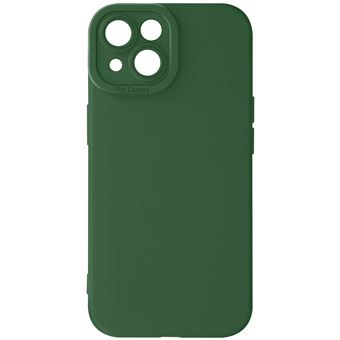 Coque pour iPhone 13 Silicone Mat Protection Caméra Avizar Vert - 1