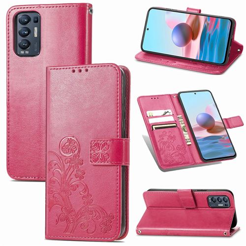 MPFRANCE Housse pour OPPO Find X3 Neo Rose [Fleur de Lys]
