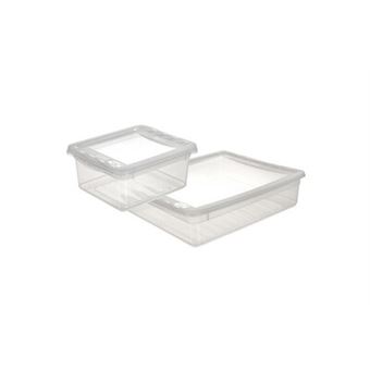 Keeeper keeeper boîte de rangement "bea", 30 l, pp, transparent noir - 1