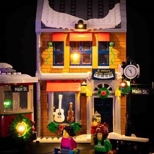 LEGO 10308 - La grande rue décorée pour les fête…