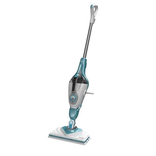Black+Decker Steam-Mop Bhsm168U - Nettoyeur À Vapeur - Balai/À Main (2-En-1) - Blanc/Aqua
