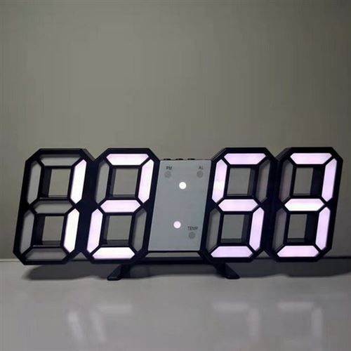 Horloge murale à LED • Veilleuse