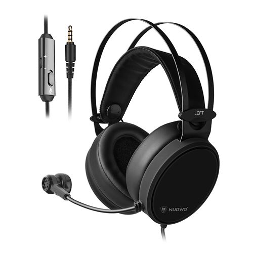 Casque de jeu NUBWO N7 Stéréo Jack 3,5 mm - Noir