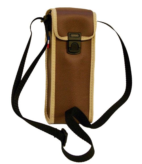 Maroquinor - Sacoche a bandouliere pour 3 boules de petanque - SS3-B - marron